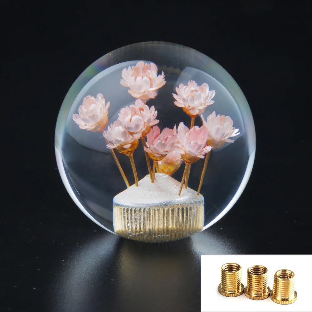 Round Suichuuka Flower Shift Knob - Top JDM Store