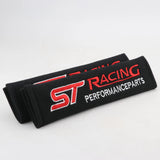 ST Racing seat belt pads, ST Racing seat belt covers, jdm seat belt pads, jdm seat belt covers, momo shoulder pads, seat belt cover jdm, seatbelt covers, car seat strap covers, seat belt cushion, seat belt shoulder pad, seat belt protector, car seat belt cover