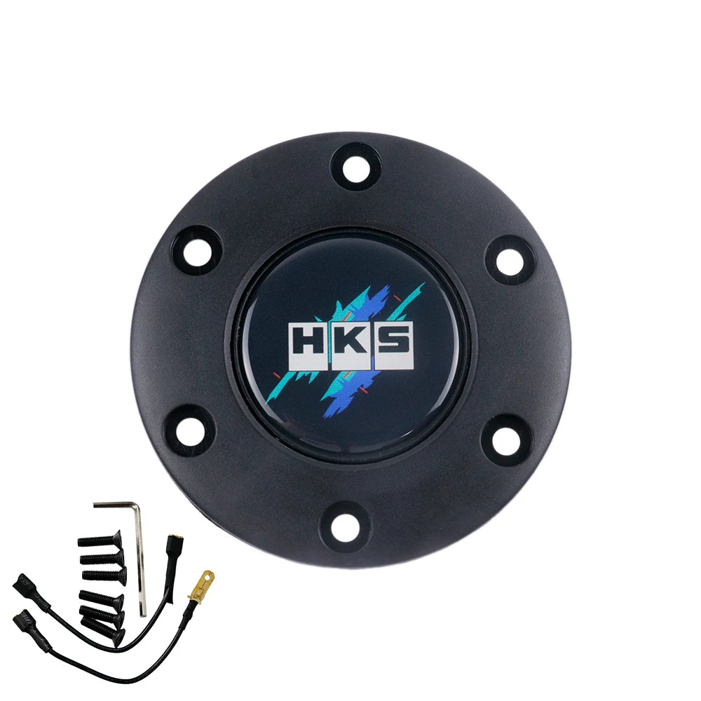 HKS Vintage Horn Button - JDM Steering Wheel Accessory – Top JDM Store