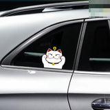 Japanese Lucky Cat Window Decal Sticker