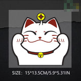 Japanese Lucky Cat Window Decal Sticker