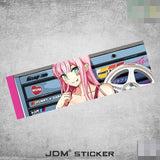 JDM Car Babe Sticker Decal