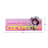 Never Sleep Cockpit Sticker Decal