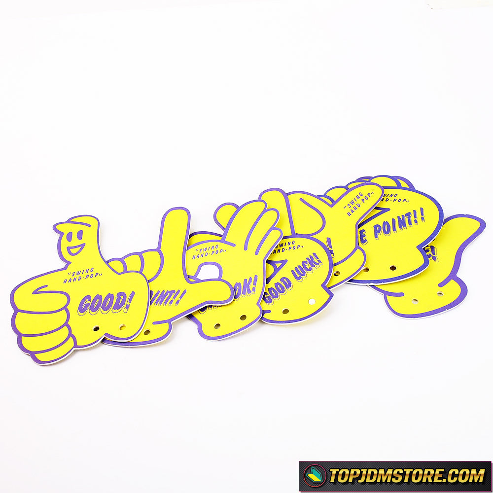 Swing Hand Pop Japanese Air Freshener Yellow – Top JDM Store