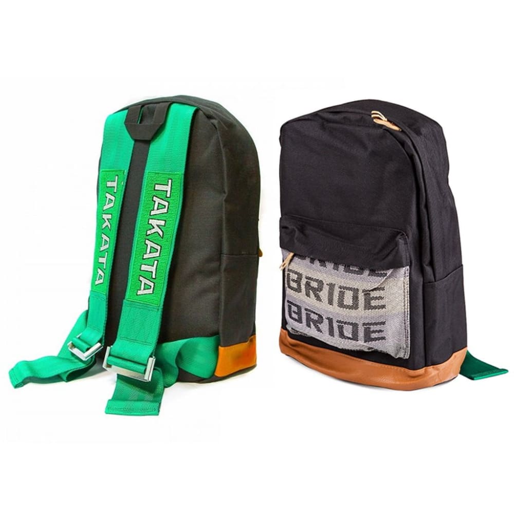 Bride Backpack | Green Takata Strap Leather Bottom