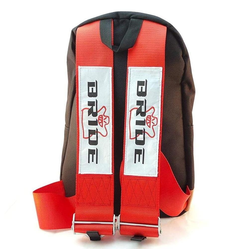 JDM Bride Backpack Red Racing Straps - Top JDM Store