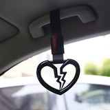 Broken Heart Tsurikawa JDM Hang Ring - BLACK