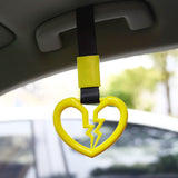 Broken Heart Tsurikawa JDM Hang Ring - YELLOW