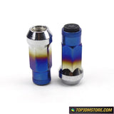 burnt blue lug nuts,burnt blue,blue burn,jdm lug nuts,aftermarket lug nuts,custom wheel lug nuts,best lug nuts for aftermarket wheels,best aftermarket lug nuts,aftermarket wheel nuts,lug nuts for aftermarket rims,jdm wheel nuts,jdm racing lug nuts