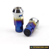 burnt blue lug nuts,burnt blue,blue burn,jdm lug nuts,aftermarket lug nuts,custom wheel lug nuts,best lug nuts for aftermarket wheels,best aftermarket lug nuts,aftermarket wheel nuts,lug nuts for aftermarket rims,jdm wheel nuts,jdm racing lug nuts