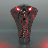cobra shift knob,cobra gear shift knob,cobra head shift knob,light up shift knob,snake head shift knob,american shifter knobs,snake shift knob,led shift knob,american shifter,led gear knob,led gear shift knob,car gear knob with light,light up gear knob,