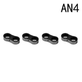 Dual Stepped Billet Braided Hose Separator Clamp Cable Fastener AN4 - Top JDM Store