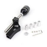 Gear Shift Knob Extender Adjustable Shifter Lever - Black - Shift Knob Extension 7