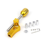Gear Shift Knob Extender Adjustable Shifter Lever - Gold - Shift Knob Extension 13