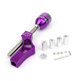 Gear Shift Knob Extender Adjustable Shifter Lever - Purple - Shift Knob Extension 12