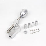Gear Shift Knob Extender Adjustable Shifter Lever - Silver - Shift Knob Extension 11