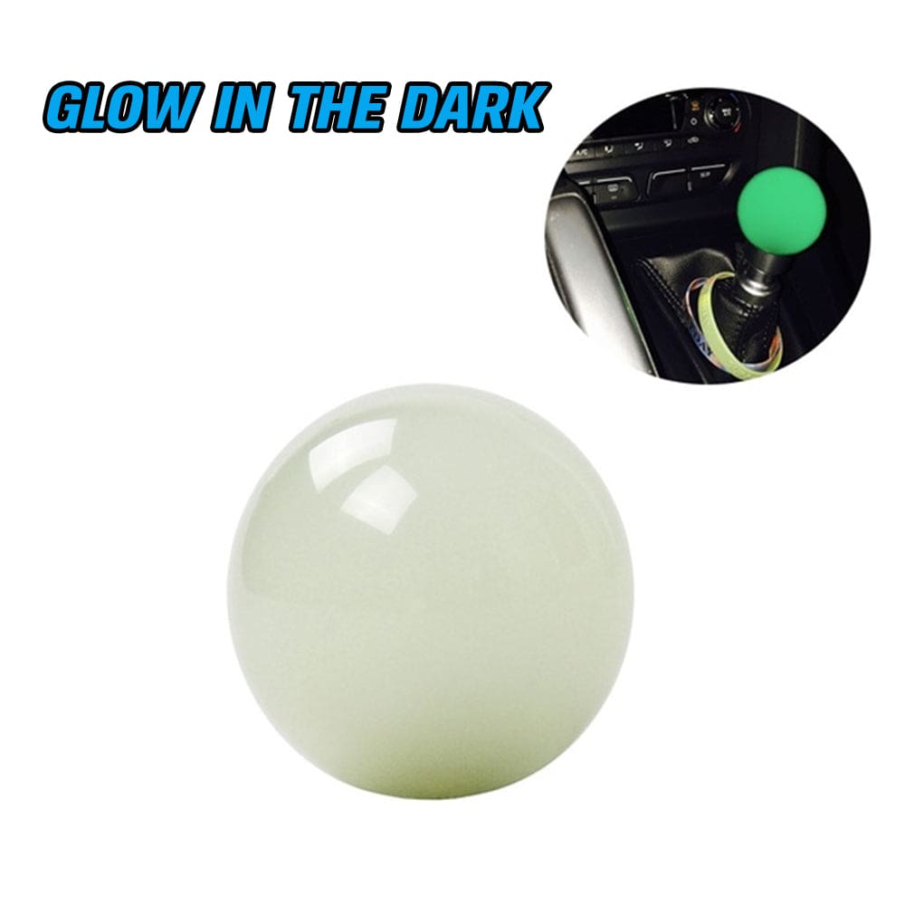 Glow In The Dark Shift Knob Ball – Manual Car Gear Stick Handle, Universal Fit JDM Style