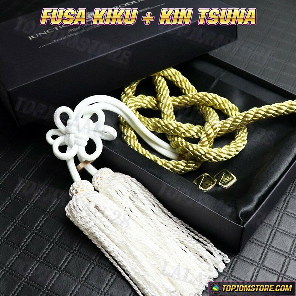 JP Gold Tsuna Knot and White Fusa Kiku – Top JDM Store