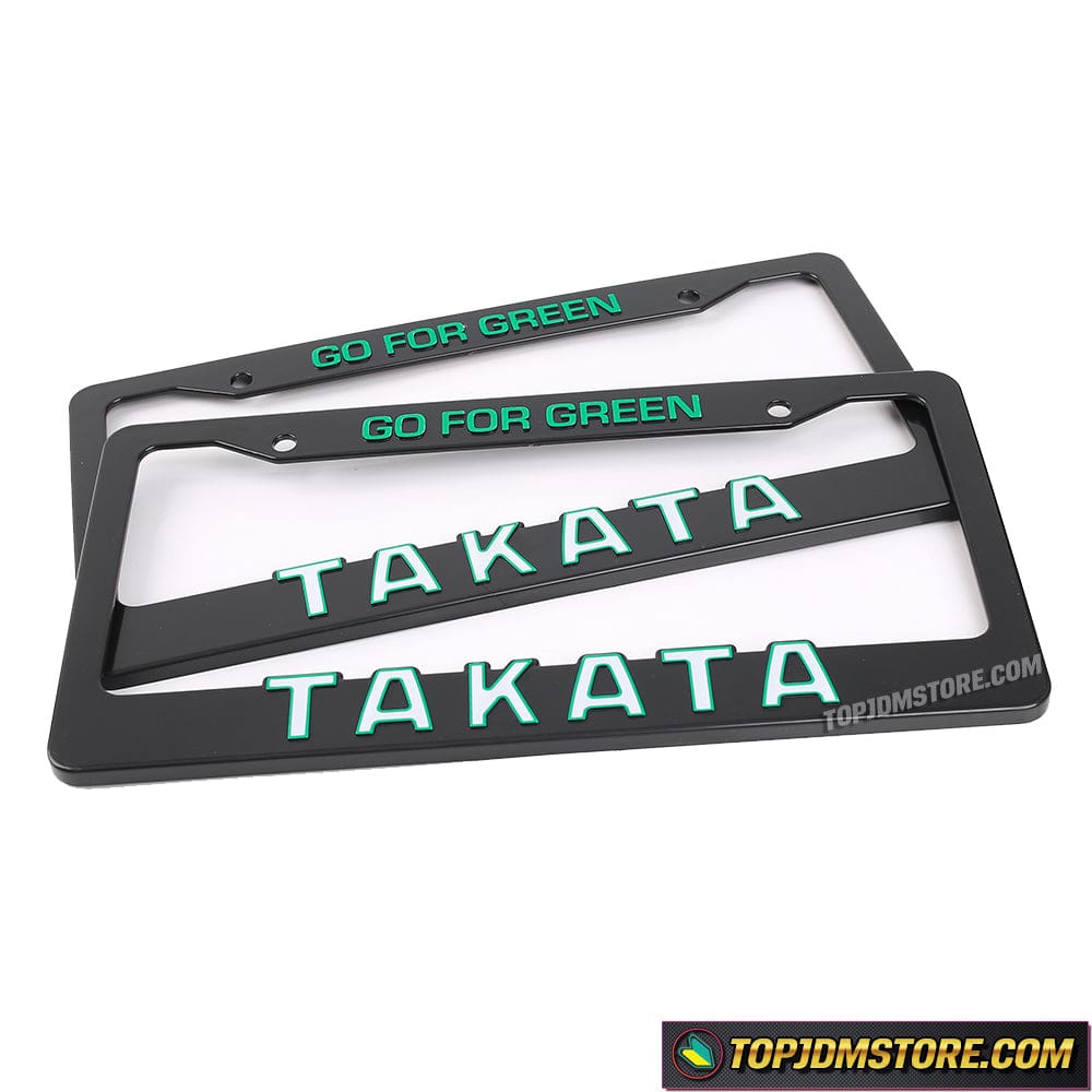 TKT Go For Green License Plate Frame – Top JDM Store