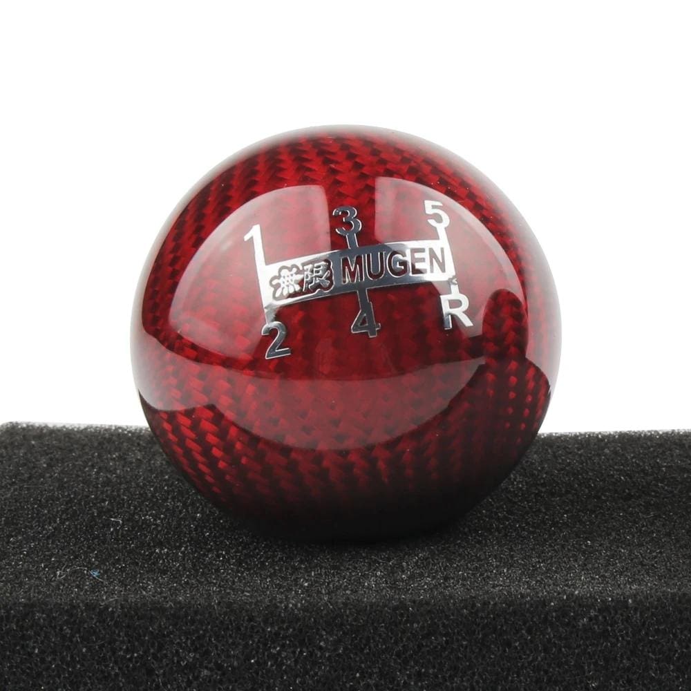 Mugen Red Carbon Fiber Shift Knob