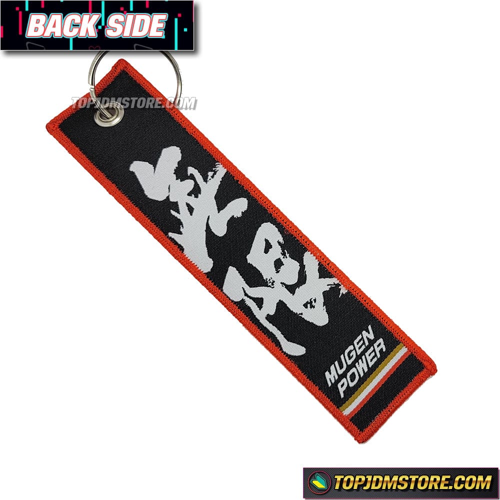 Mugen Power Keychain Red Stitch - Top JDM Store