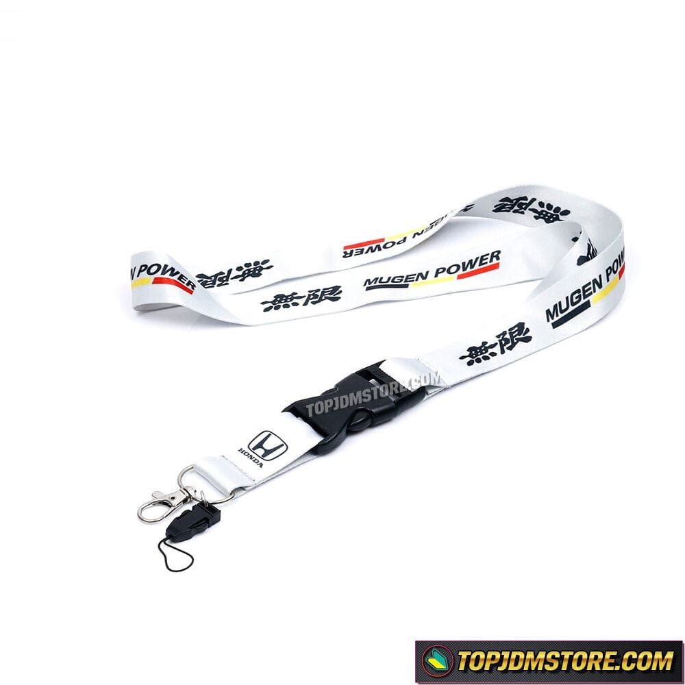 Mugen Power Lanyard White – Top JDM Store