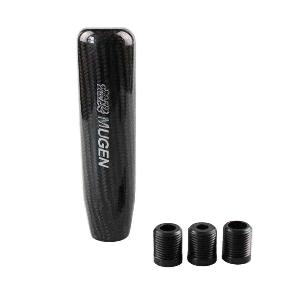 MUGEN カーボンファイバー シフトノブ Mugen Carbon Fiber Shift Knob | Black JDM Shifter 130mm – Top JDM