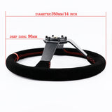 Ralliart Steering Wheel Suede Deep Dish 14 - Steering Wheels 6