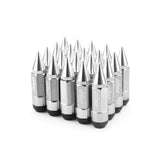RAYS Spiked JDM Aftermarket Lug Nuts - Silver / M12x1.25 - Wheel Lug Nuts 15