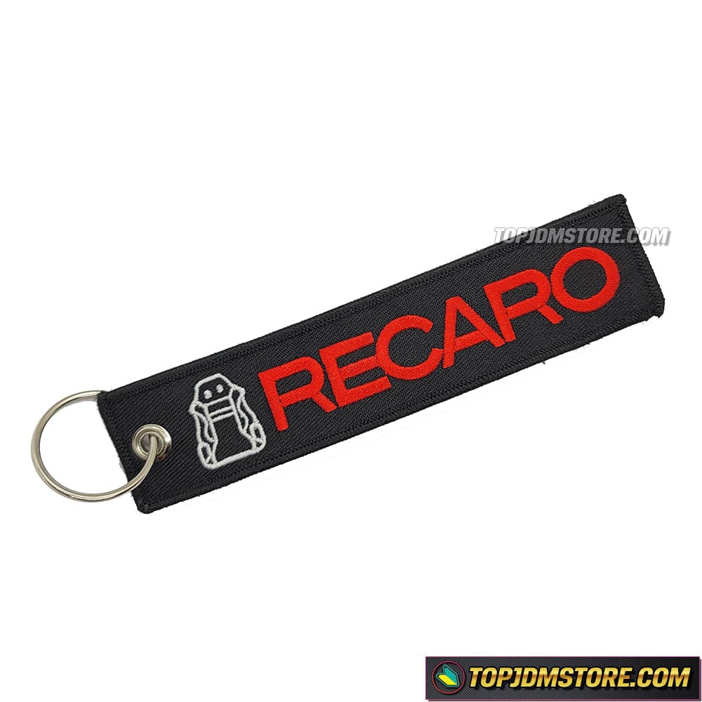 Recaro Keychain Embroidered Jet Tag Ring – Top JDM Store