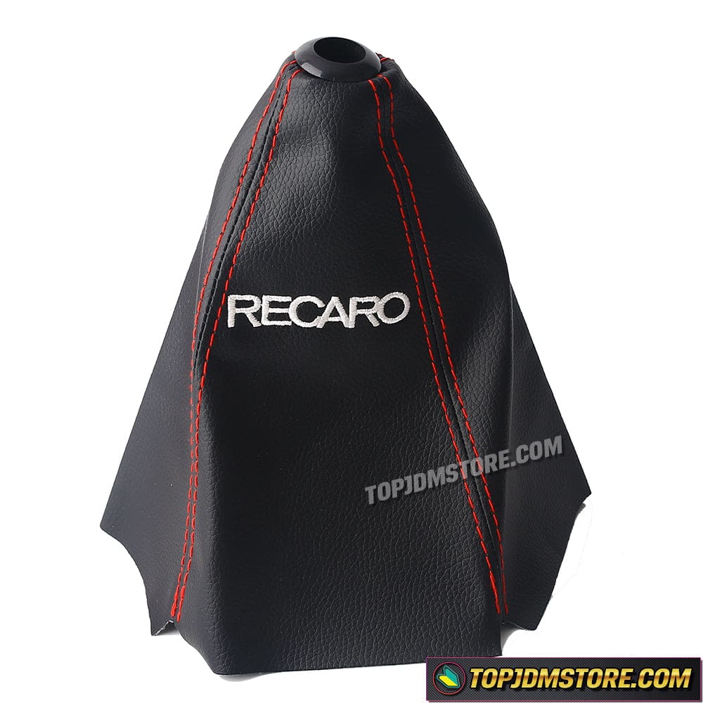 Recaro JDM Shift Boot | Red Stitch Leather Cockpit Upgrade – Top