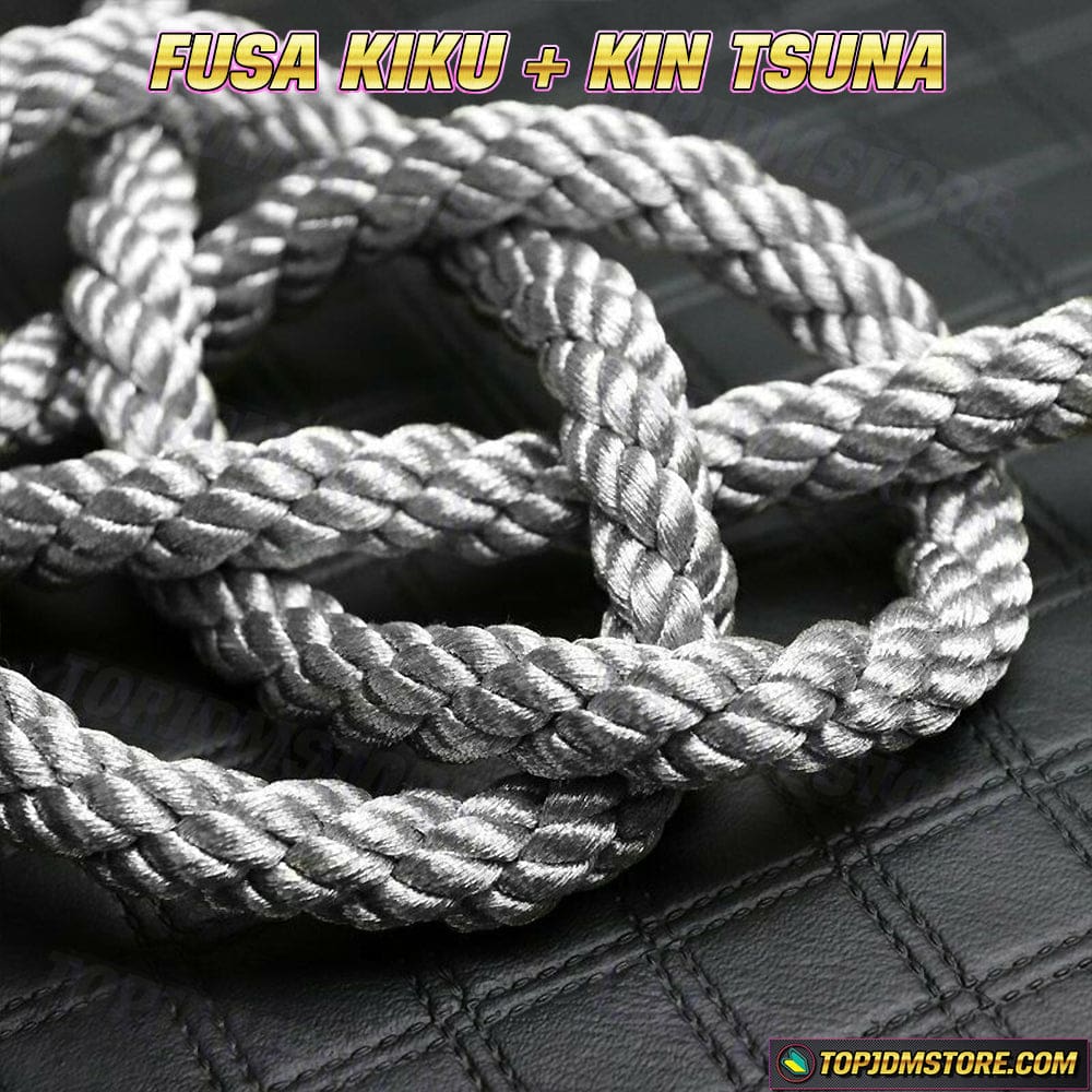 JP Silver Tsuna Knot and Black Fusa Kiku – Top JDM Store