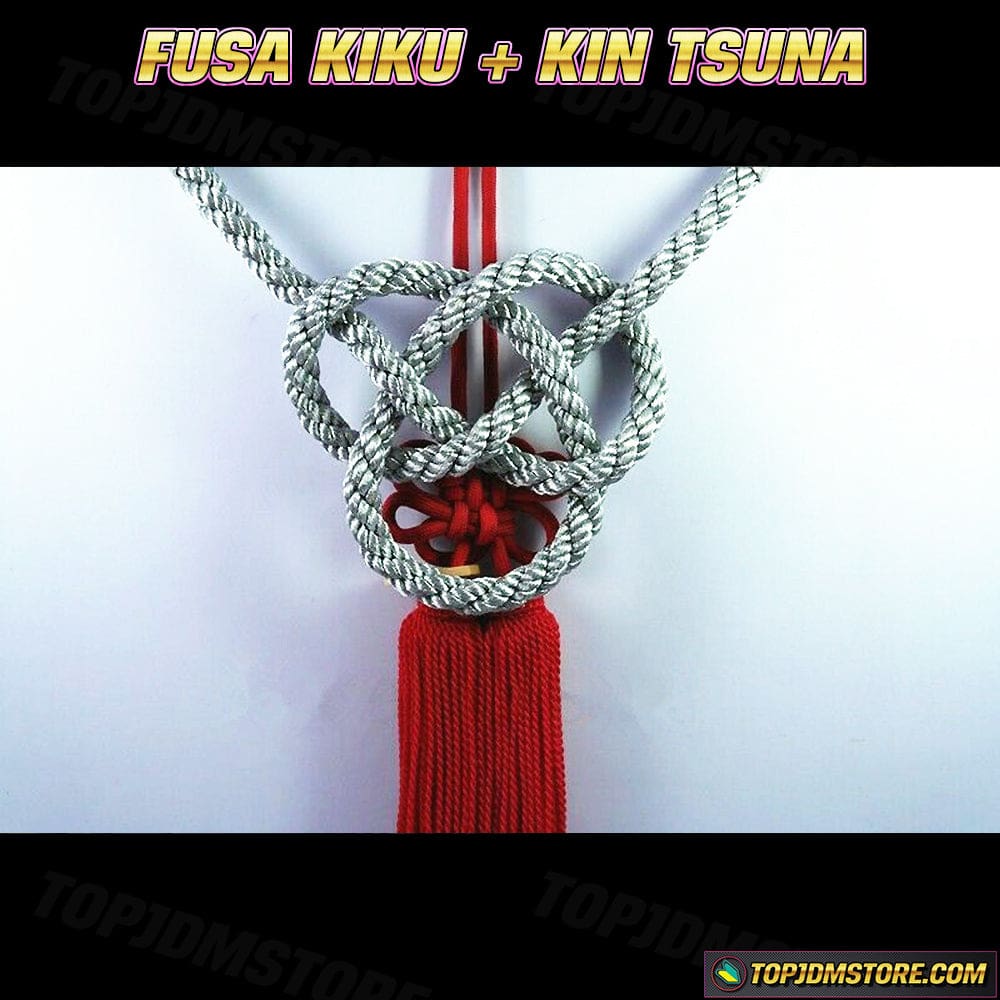 JP Silver Tsuna Knot and Red Fusa Kiku – Top JDM Store