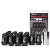 D1 Spec Racing Lug Nuts 40mm - Black / M12x1.25 - Wheel Lug Nuts 3