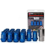 D1 Spec Racing Lug Nuts 40mm - Blue / M12x1.25 - Wheel Lug Nuts 7