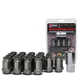 D1 Spec Racing Lug Nuts 40mm - Gray / M12x1.25 - Wheel Lug Nuts 4