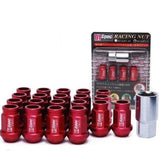 D1 Spec Racing Lug Nuts 40mm - Red / M12x1.25 - Wheel Lug Nuts 5