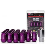 D1 Spec Racing Lug Nuts 40mm - Purple / M12x1.25 - Wheel Lug Nuts 8