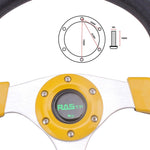 Sport Racing Steering Wheel 14inch 6 Bolt - Steering Wheels 9