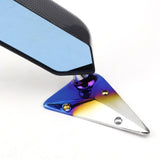 F1 Style Carbon Fiber Burnt Blue Base Side Mirrors Universal - Body Parts 6