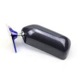 F1 Style Carbon Fiber Burnt Blue Base Side Mirrors Universal - Body Parts 5