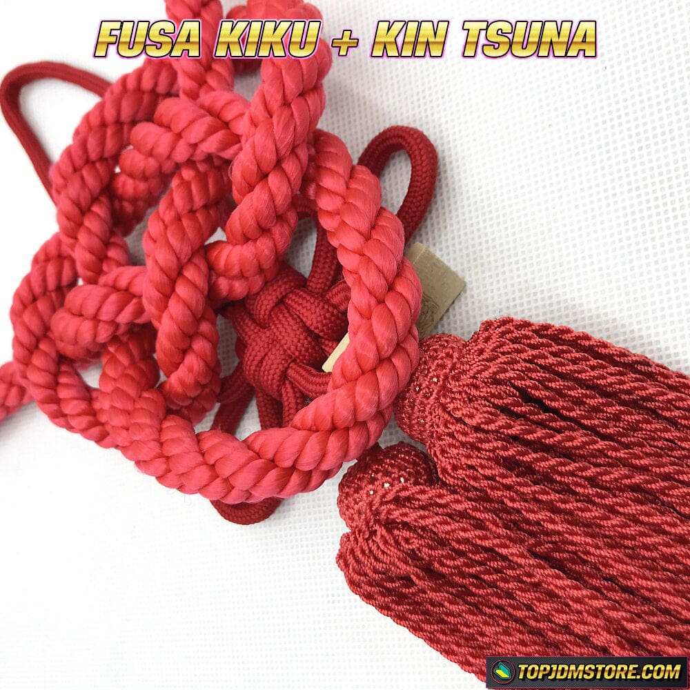 JP Red Tsuna Knot and Red Fusa Kiku – Top JDM Store