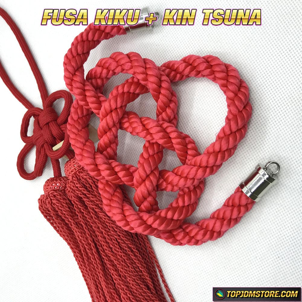 JP Red Tsuna Knot and Red Fusa Kiku – Top JDM Store