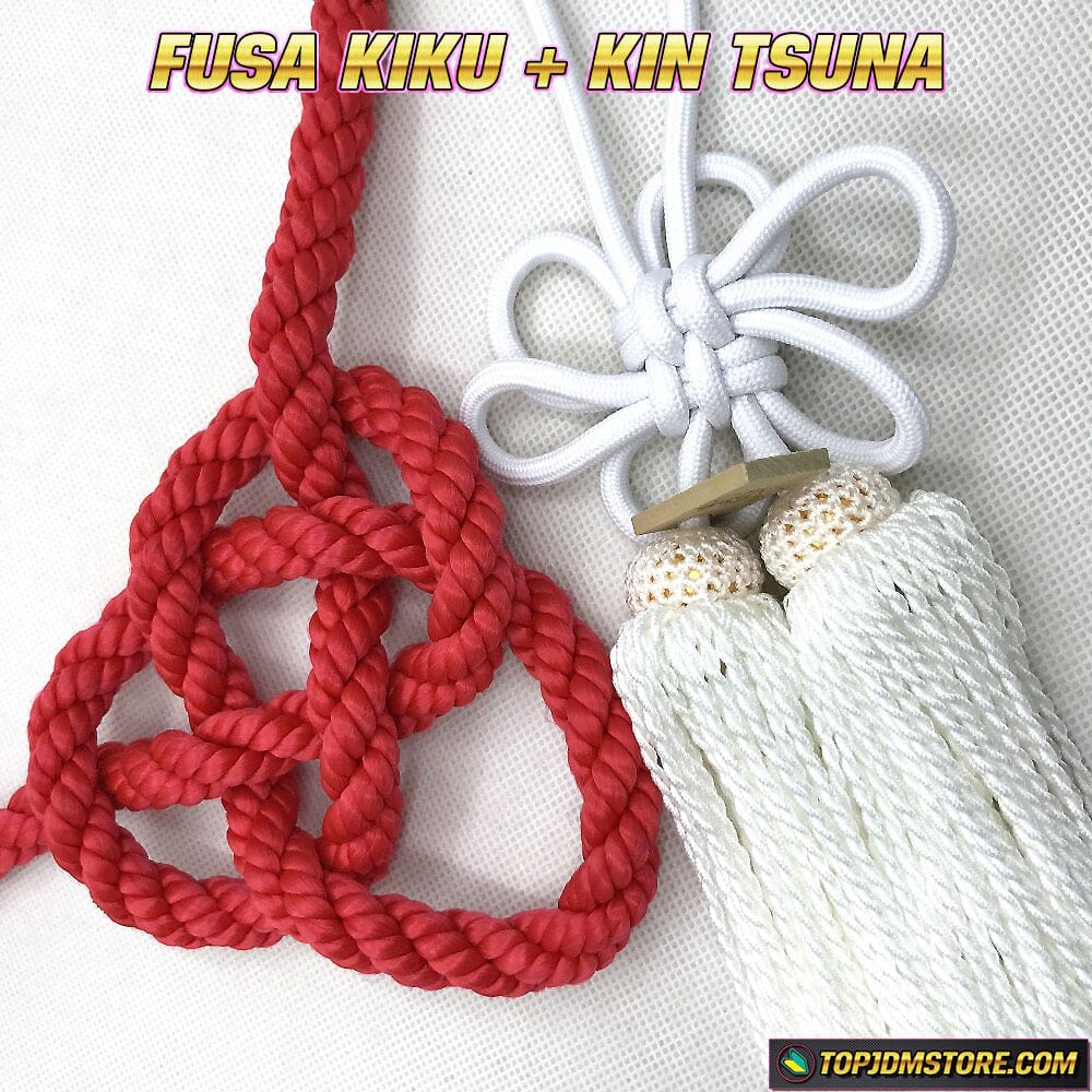 JP Red Tsuna Knot and White Fusa Kiku – Top JDM Store