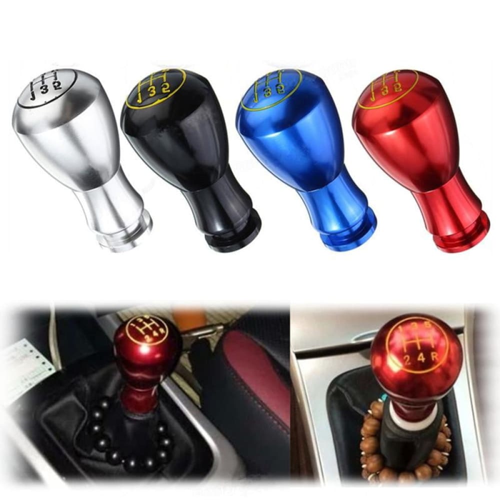 gear shift knob 5 speed JDM Diamond Knurled Aluminum Shift Knob