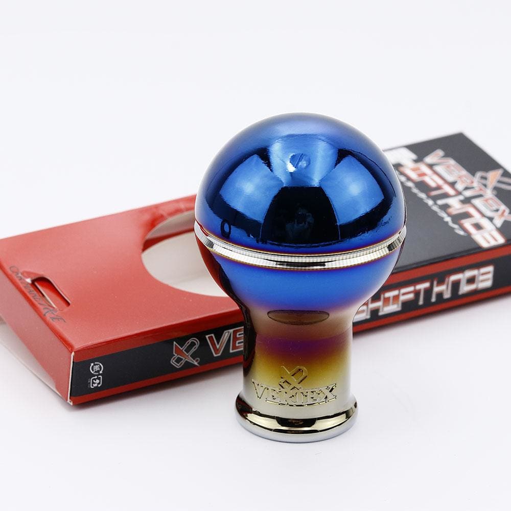jdm gear knob Vertex Burnt Blue Style Universal Shift Knob