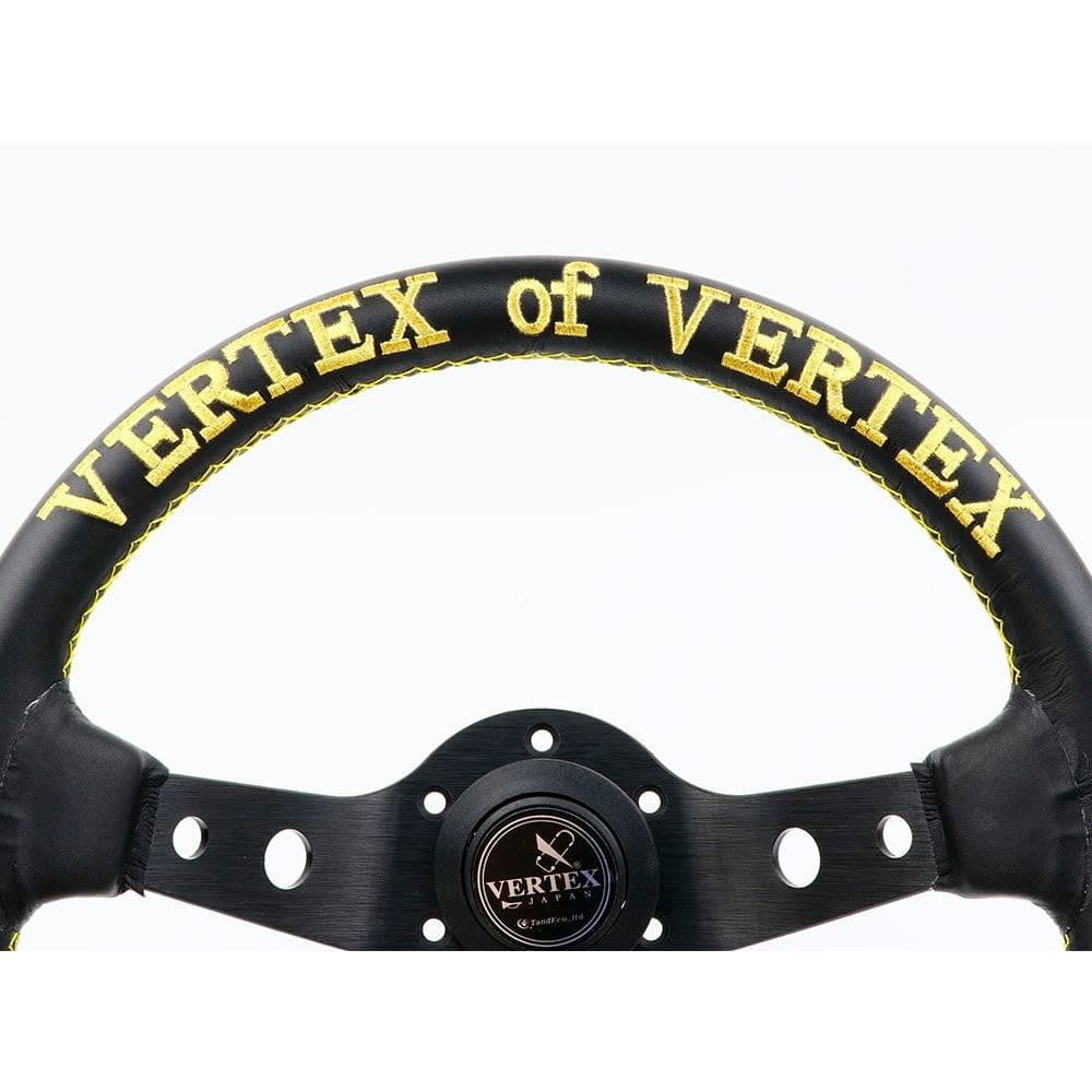 Vertex Forever Steering Wheel Aftermarket 13inch Yellow