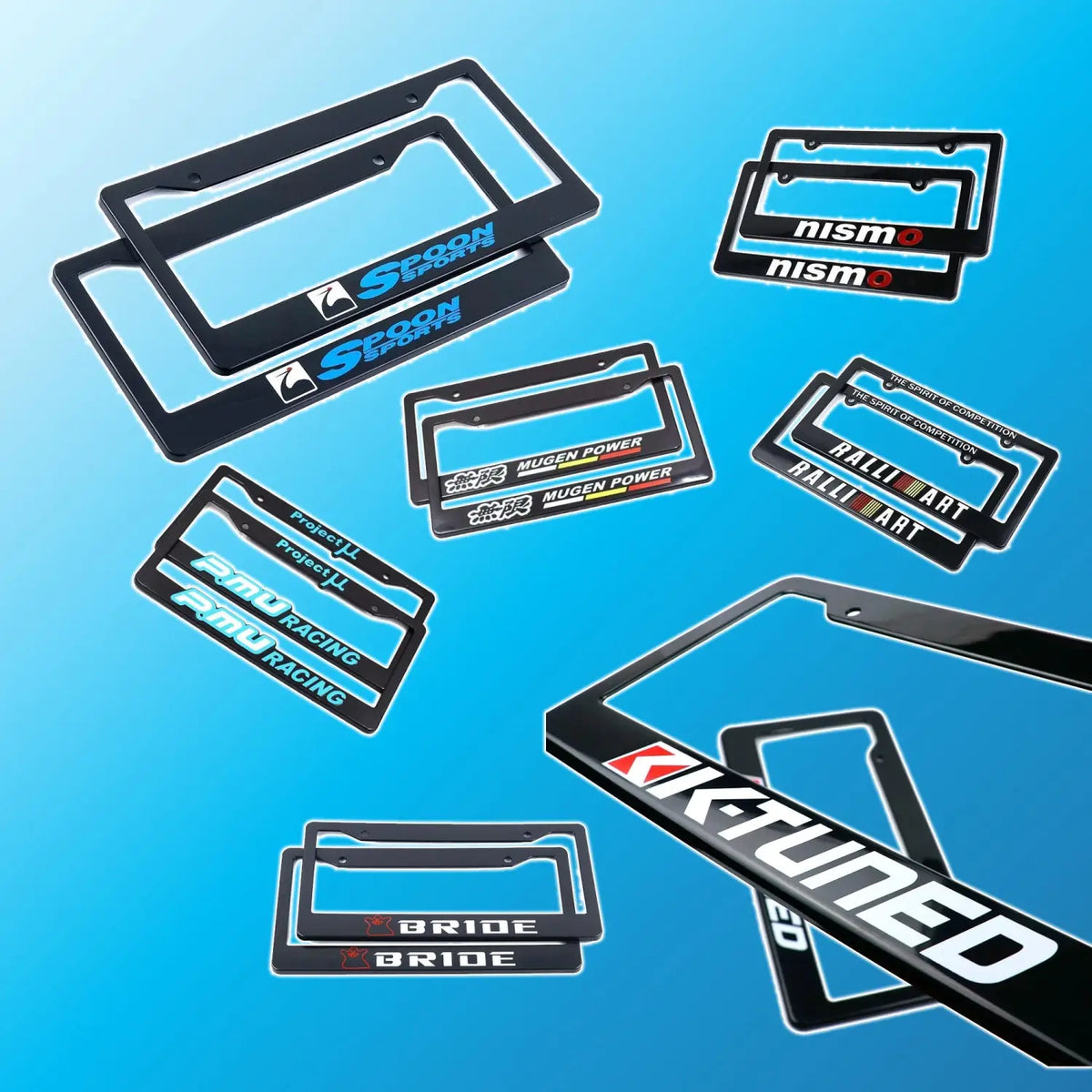 JDM License Plate Frames Brackets Holders Top JDM Store