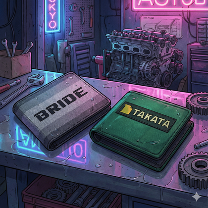  jdm wallet,takata wallet,recaro wallet,bride racing apparel,bride wallet,bride wallet red,drift merchandise,bride racing,jdm store,racing wallets