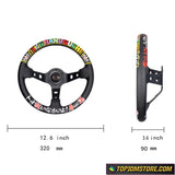 326 POWER HARUGUCHI Steering Wheel 13" 330mm